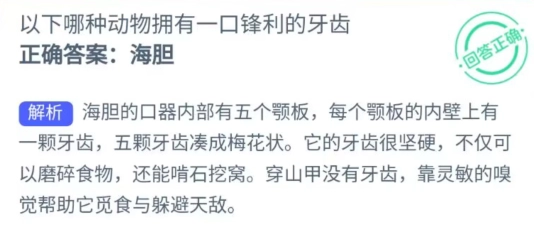 《支付宝》神奇海洋7月31日今日答案分享