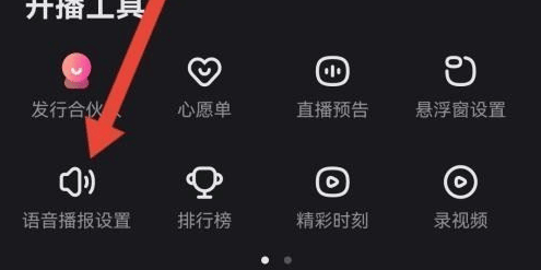 《快手直播伴侣》语音播报关闭方法