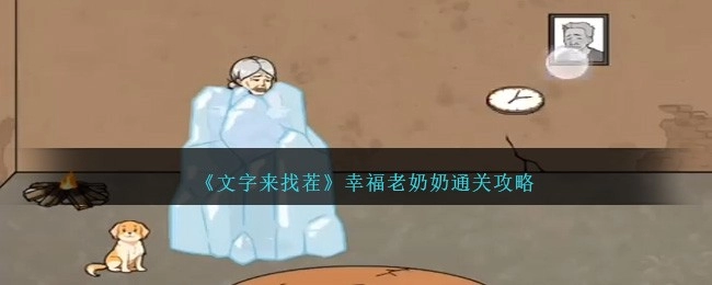 《文字来找茬》幸福老奶奶过关攻略