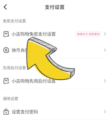 《快手》关闭免密支付方法一览