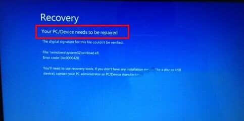 win10系统提示recovery出现蓝屏是什么问题？