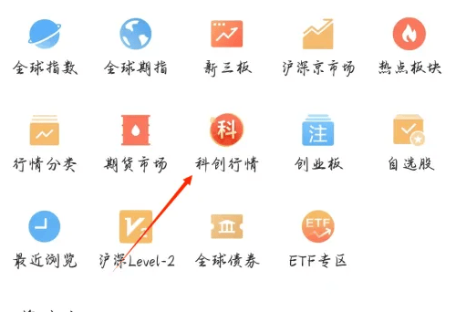 东方财富APP如何查看科创板指数东方财富查看科创行情方法